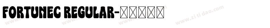 FortuneC Regular字体转换